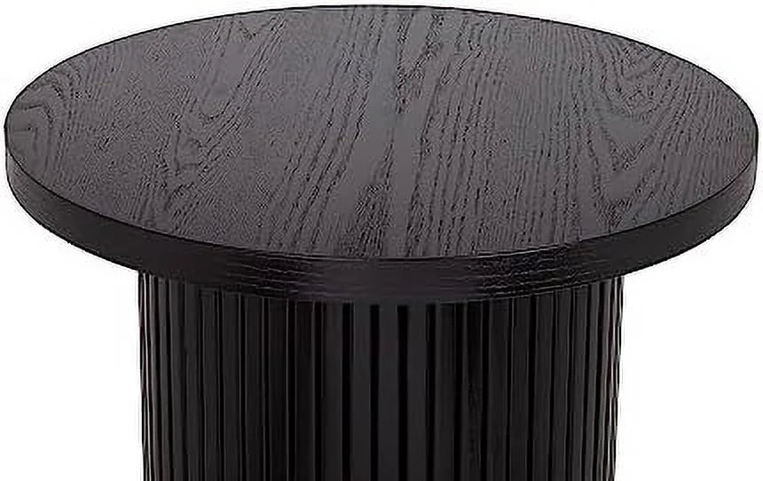 Solid Wood Round End Table Z674590