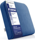 Extra Large Firm Memory Foam Seat Cushion 19x18x3" Navy V942146