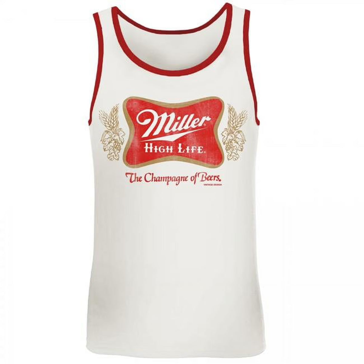 Red Trim Tank Top M1949