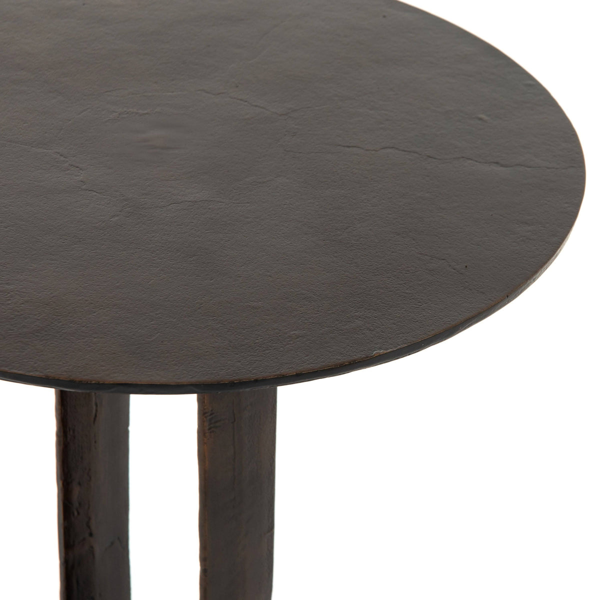 Antique Rust End Table Z364
