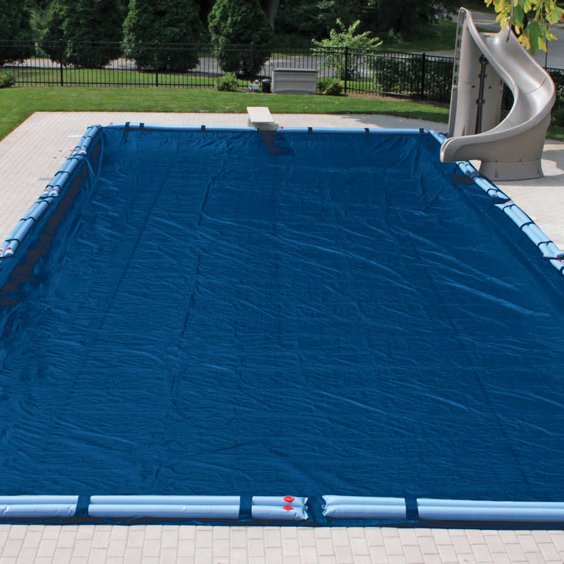 30x60 ft Rectangular Pool Winter Cover with 22 Water Bags C80570