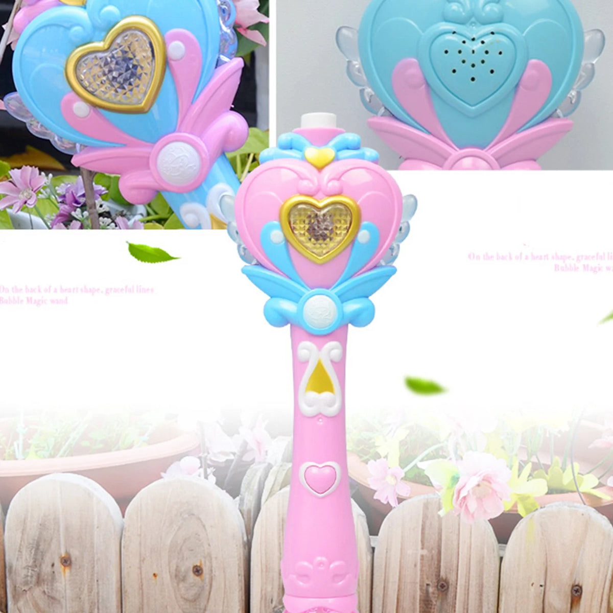 Musical Light-up Bubble Wand Bubble Blower 100ml F16588