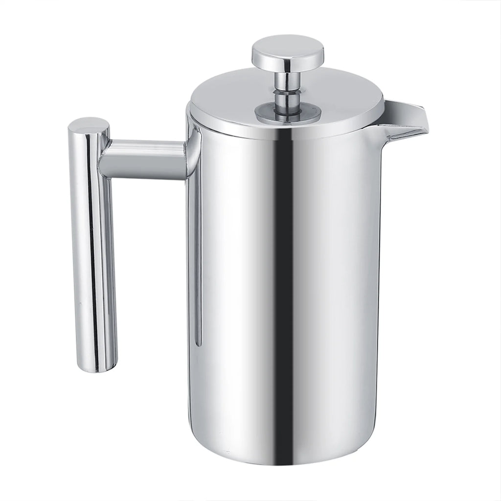 Cafetera de Acero Inoxidable de Doble Pared Prensa Francesa con Filtro (350 ml) I11600