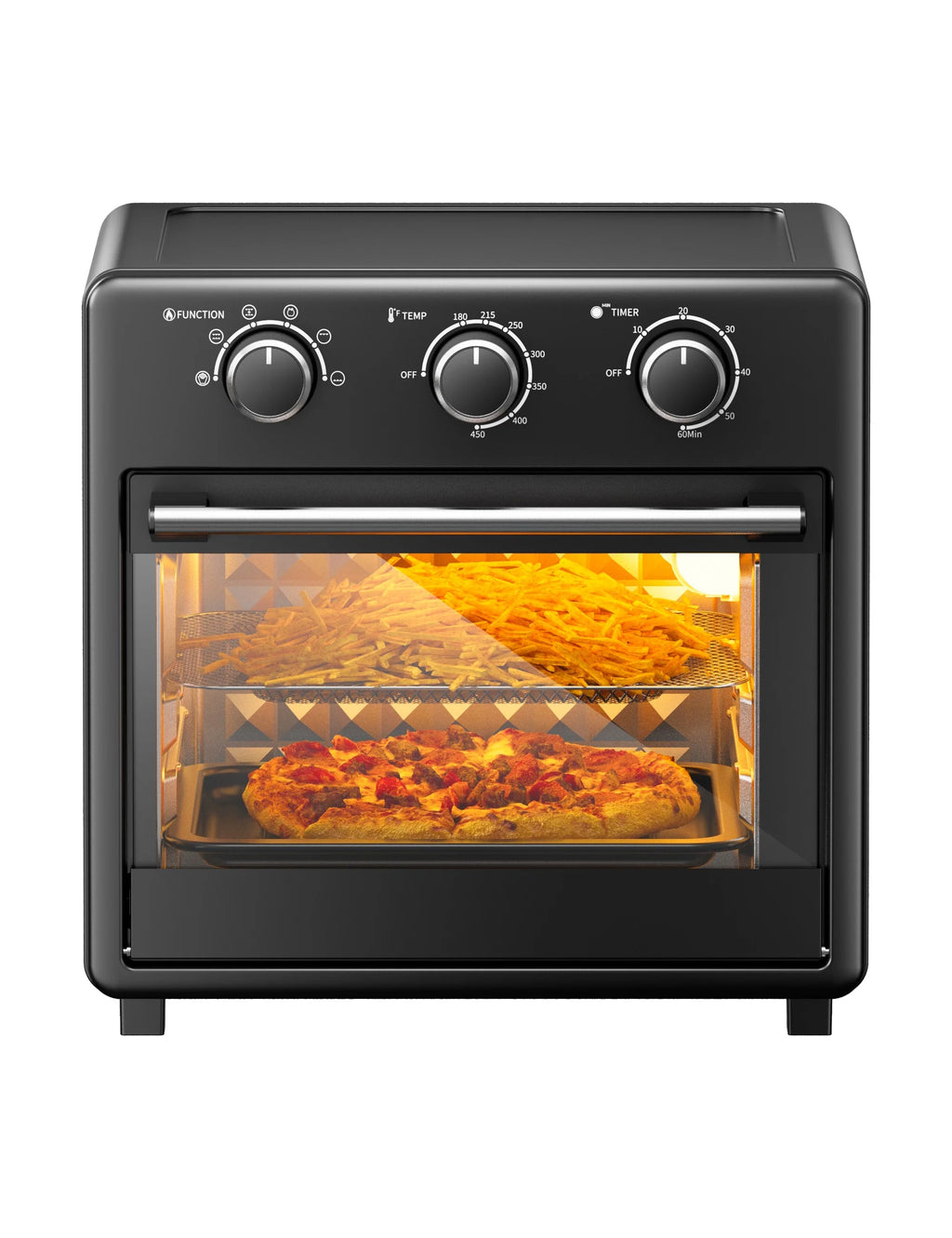 17QT Large Capacity 6-in-1 Air Fryer Toaster Oven T255162