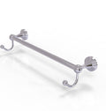 Polished Chrome 30x22 Towel Bar with Integrated Hooks U352306