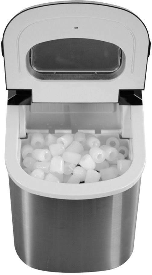 27 lb. Portable Countertop Ice Maker in Stainless Steel K932