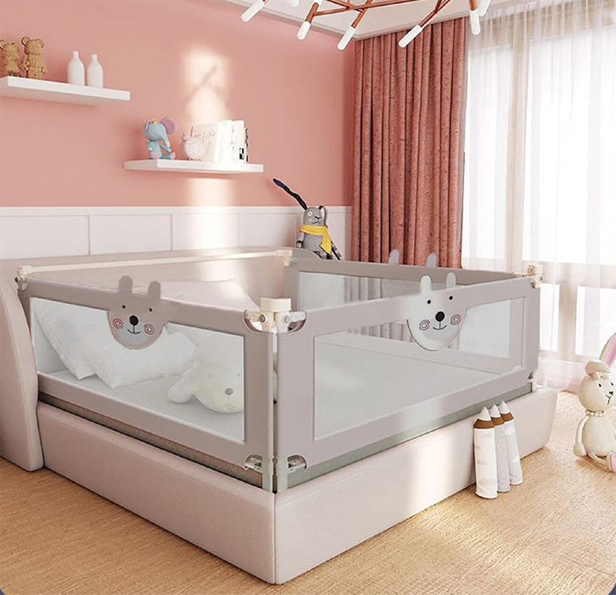 Collapsible Toddler Bed Rail for Queen Size Bed Z2281