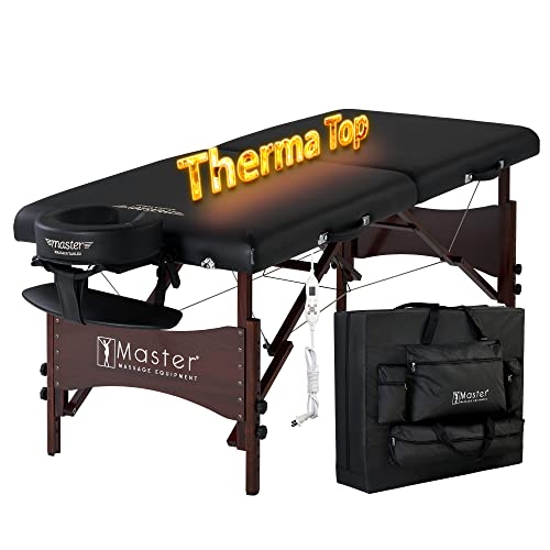 30" Heated Portable Massage Table with Carrying Bag F28840