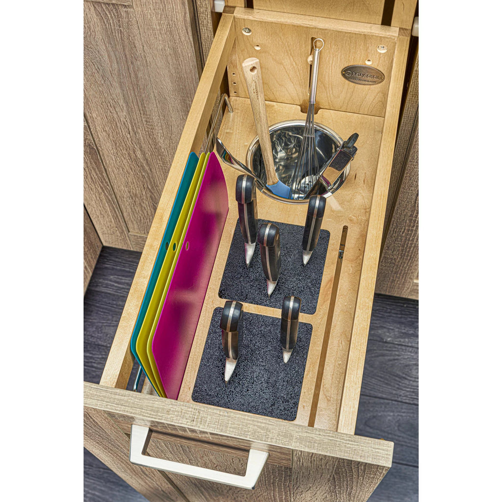 8 Inch Pullout Cabinet Organizer with Knife Block W867082