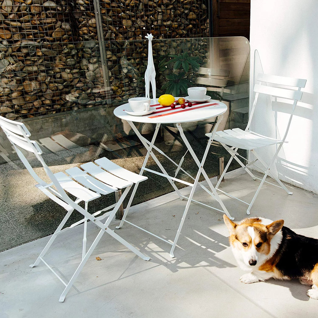 3-Piece Folding Metal Bistro Set B15220