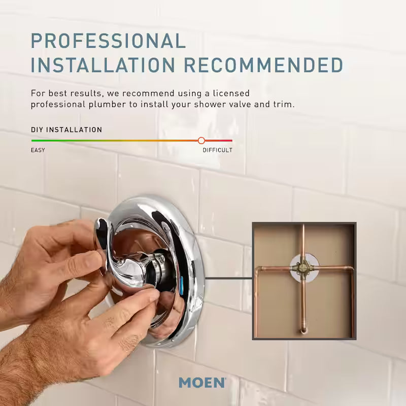 Single-Handle Tub and Shower Faucet in Matte Black Y72907