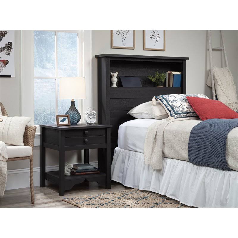 Twin Size Headboard in Raven Oak W131