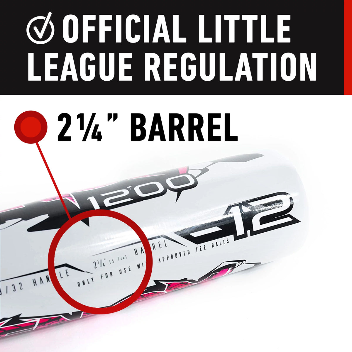 Aluminum Youth Tee Ball Bat 25 Inch W804409