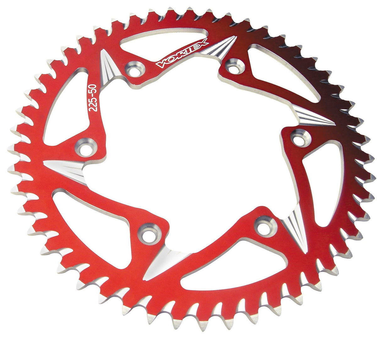 Red 43T Aluminum Rear Sprocket T674003