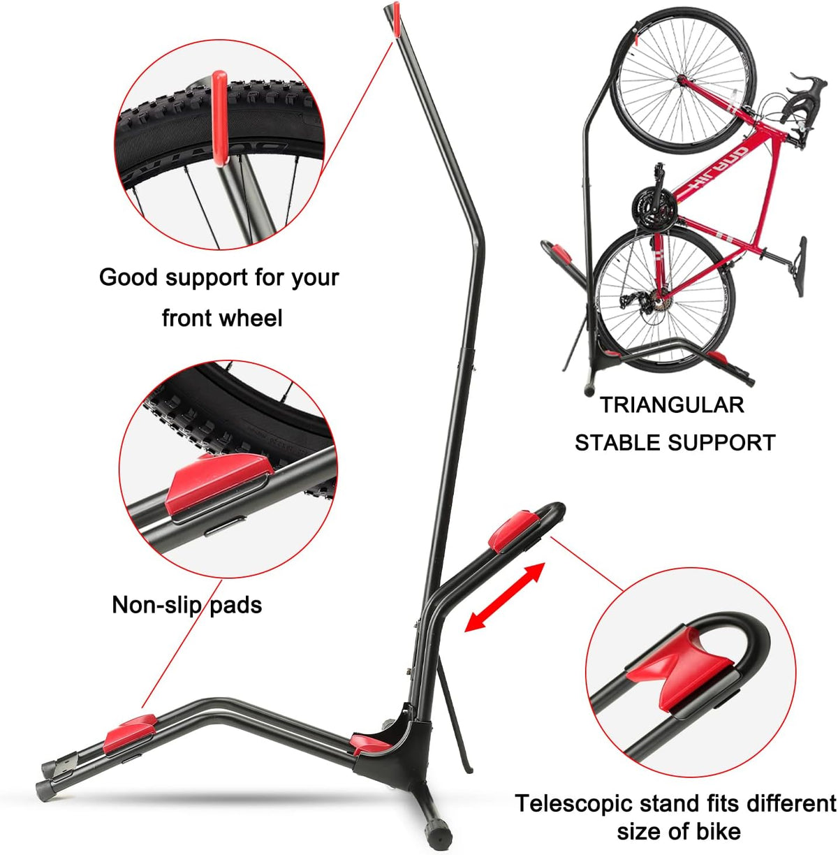 Vertical Bike Rack Stand Pack of 2 H746