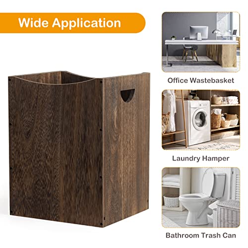 Wood 9.5 Gallon Trash Can U530684