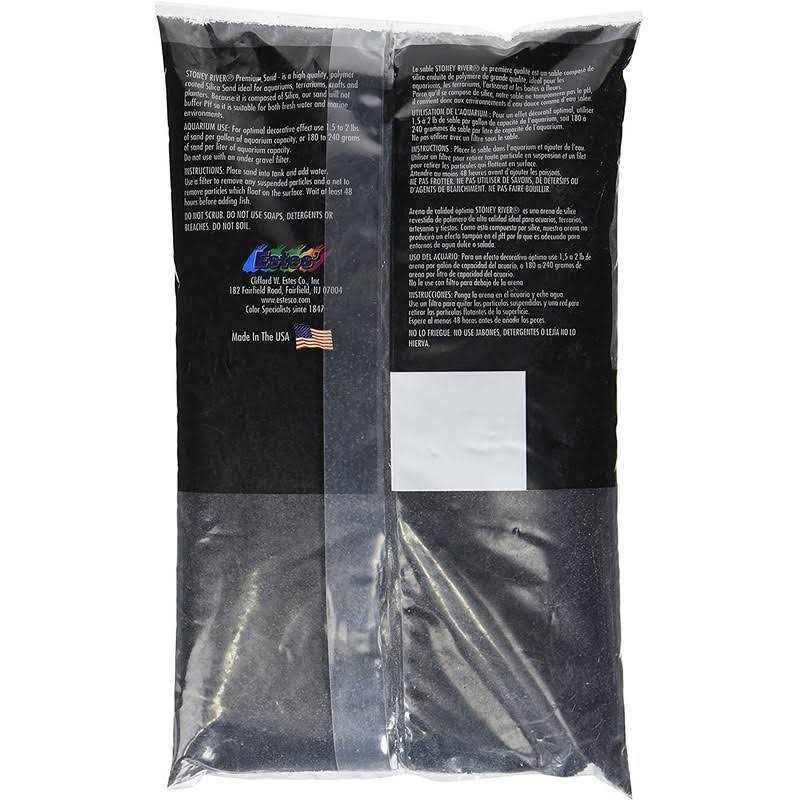 Black Aquarium Sand F584794