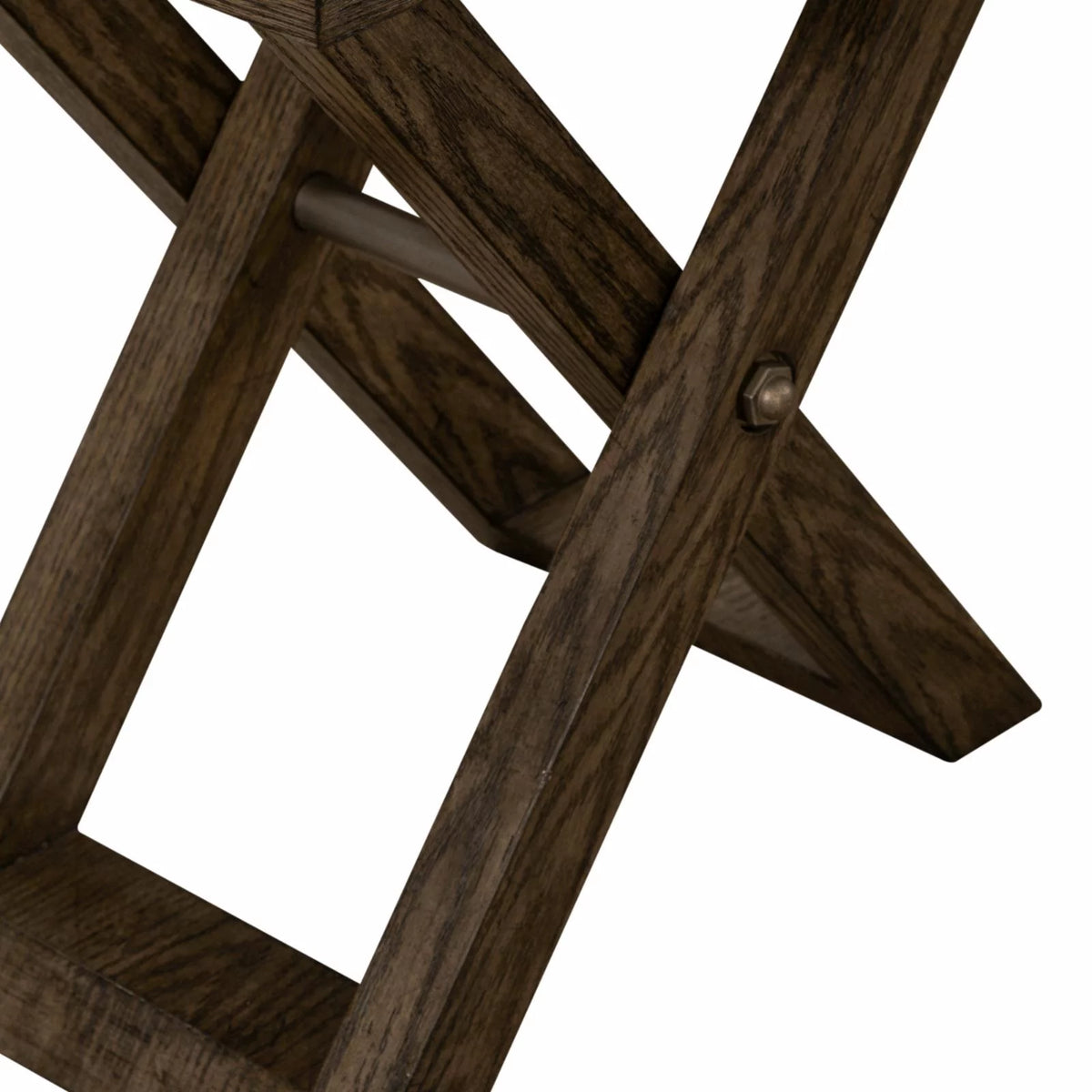 Russet Brown Chairside Table G481