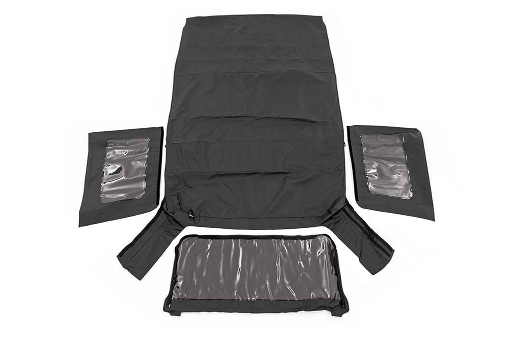 Black Soft Top for 4 Door Jeep JK Wrangler K296
