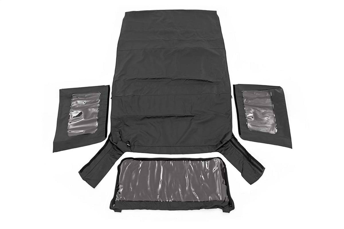 Black Soft Top for 4 Door Jeep JK Wrangler K296