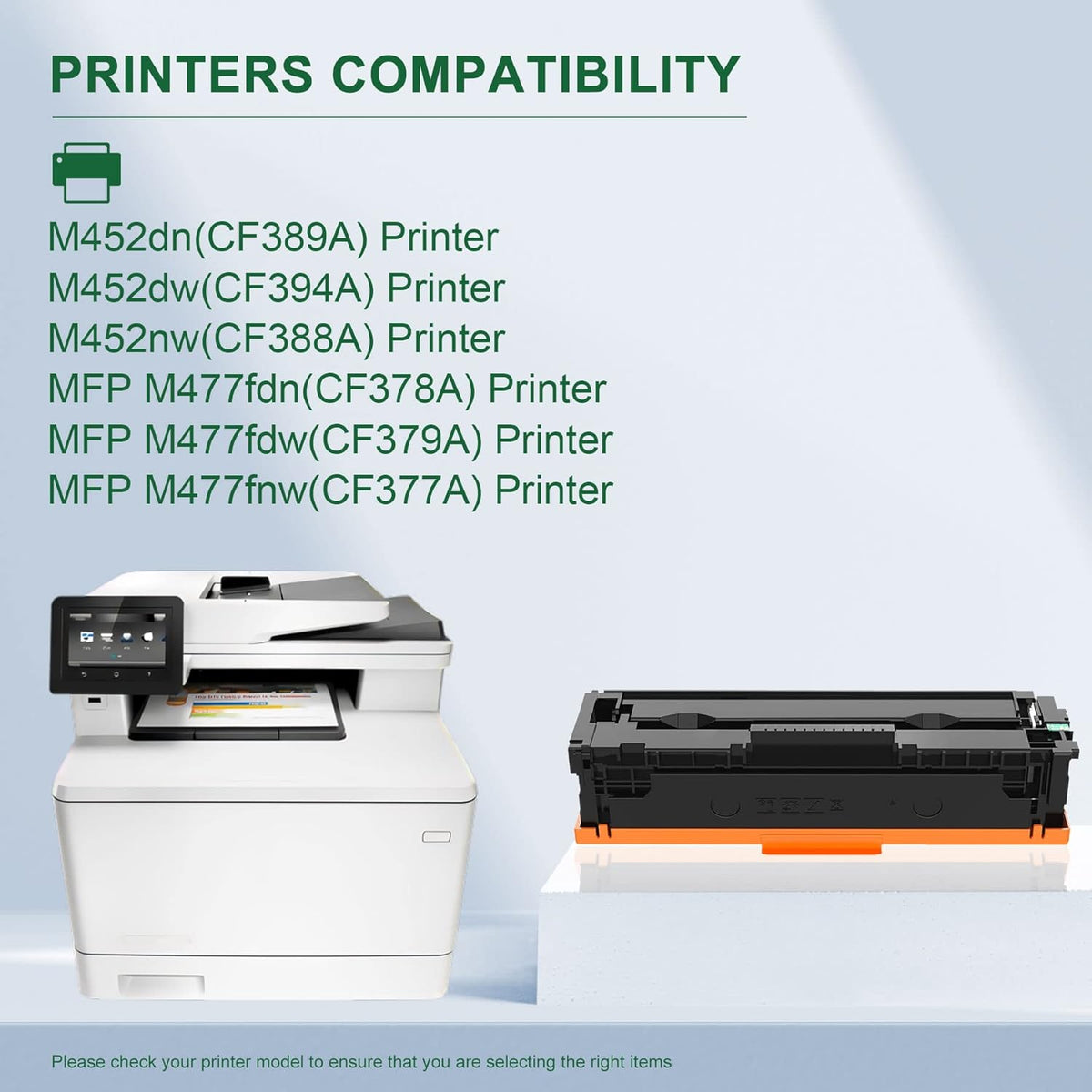 2 Black Toner Cartridge for HP Printer C629