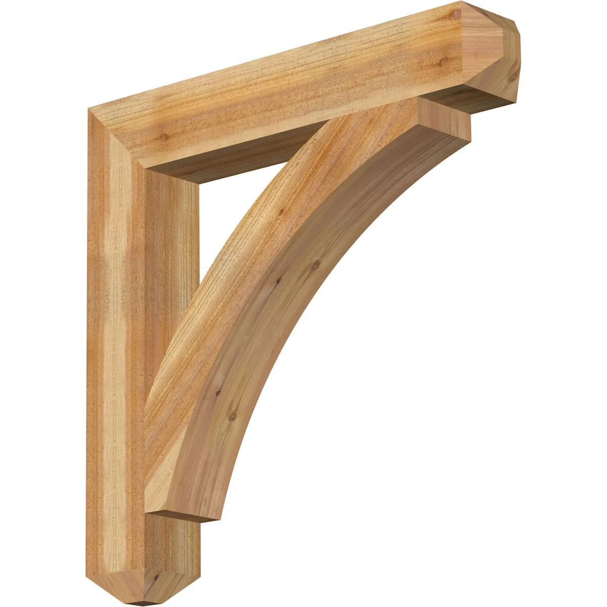 6x22W x 38x22D x 38x22H Western Red Cedar Bracket Y575