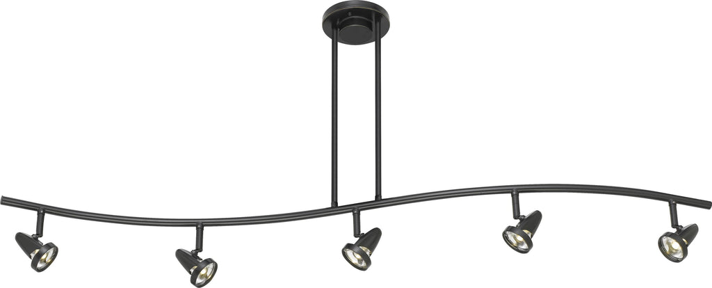 5 LED Rail Light in Dark Bronze Z4342