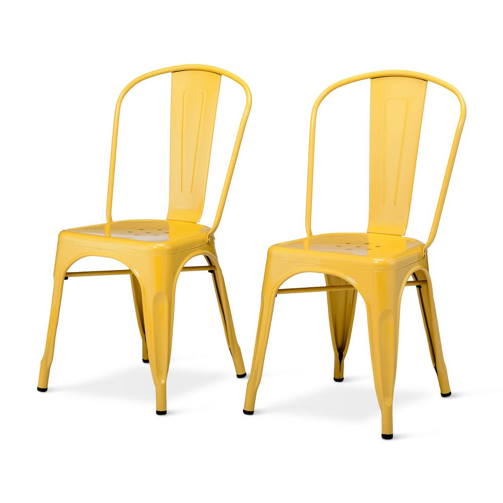 Black High Back Dining Chair Set of 2 E452083