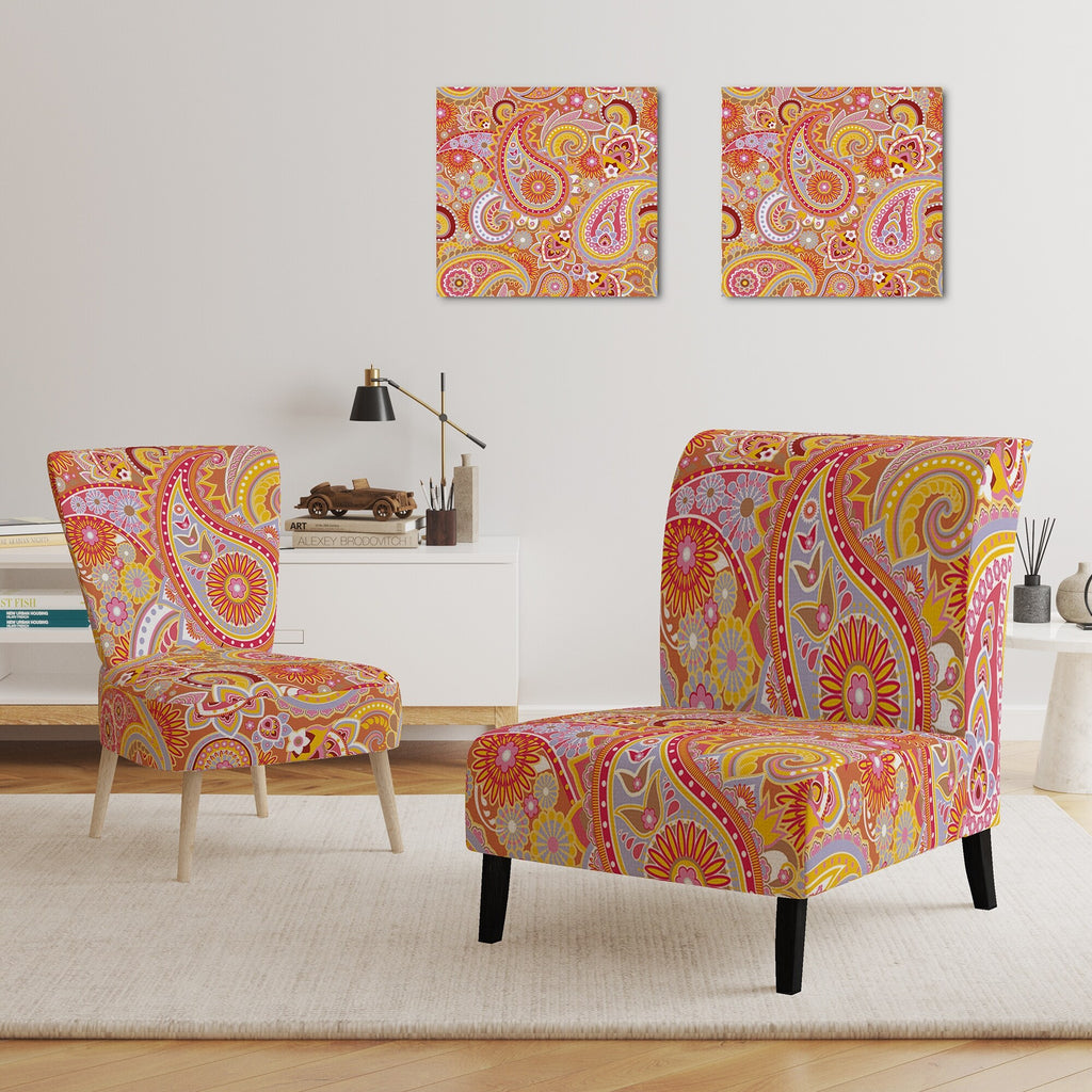 Upholstered Mid-Century Accent Chair H259539
