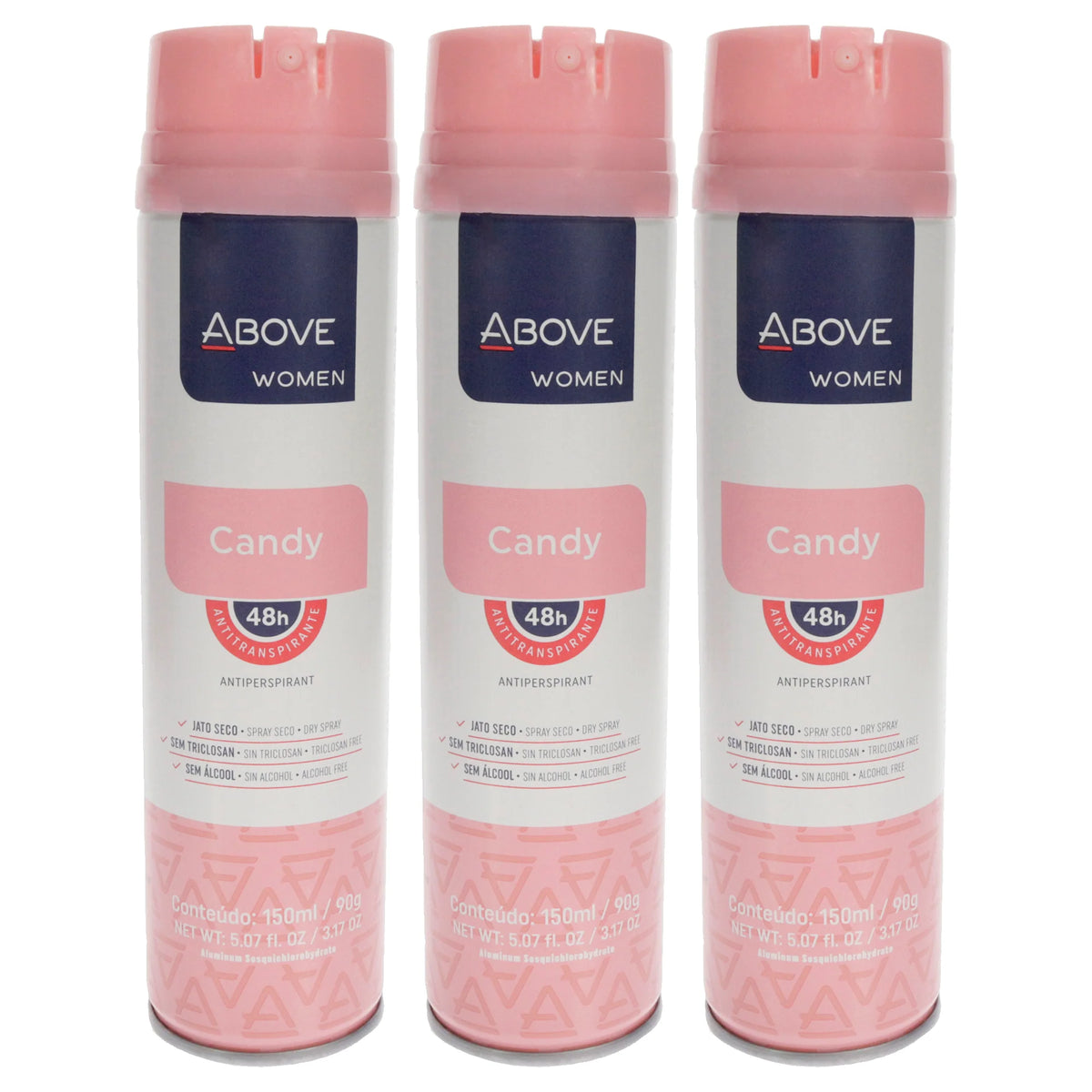 3.17 oz Deodorant Spray Pack of 3 D1782