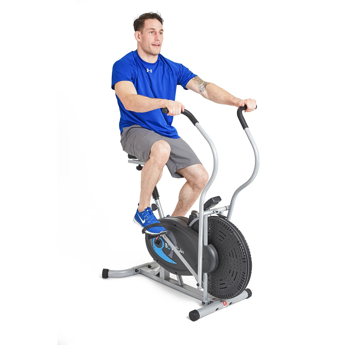 Upright Exercise Fan Bike with Softer Seat E145140