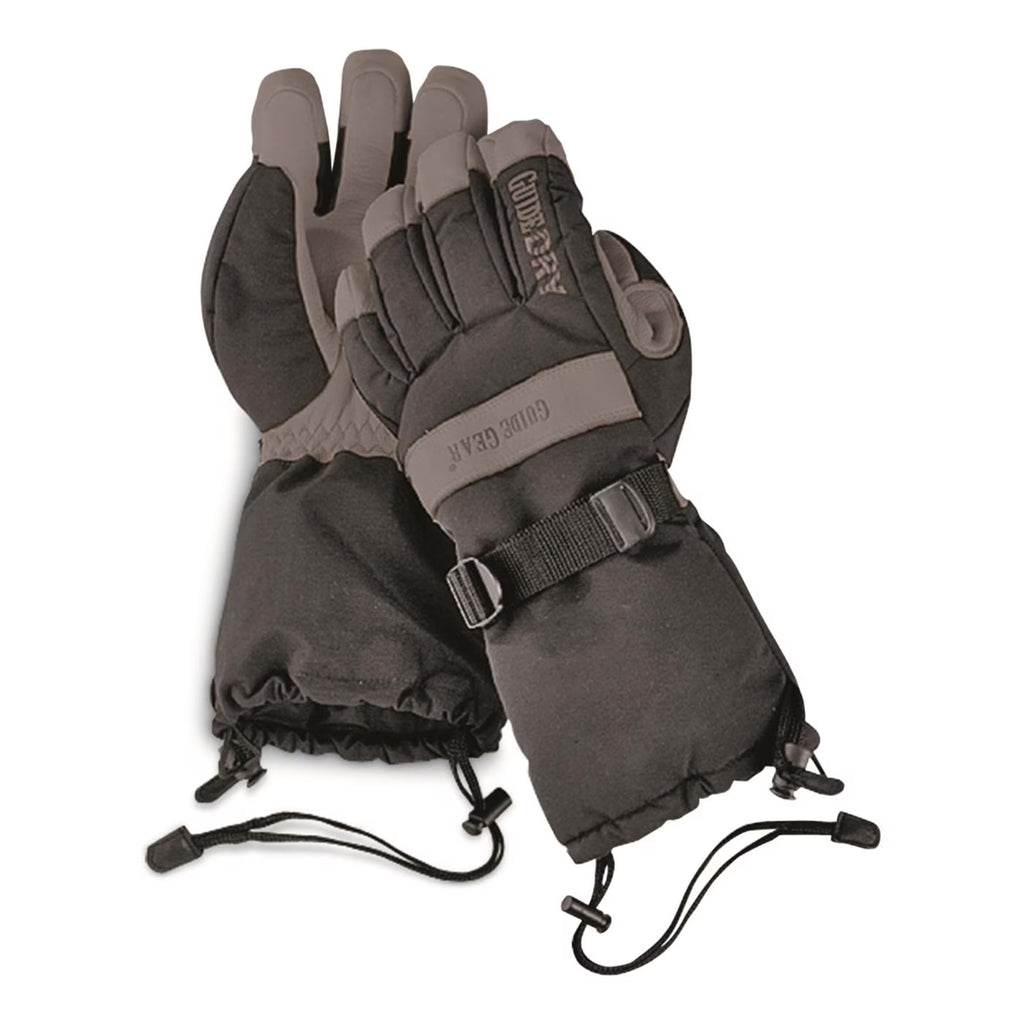 Men's Leather Winter Gloves Insulated Waterproof H377