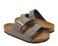 Two-strap Buckle Slide Footbed Sandal I602