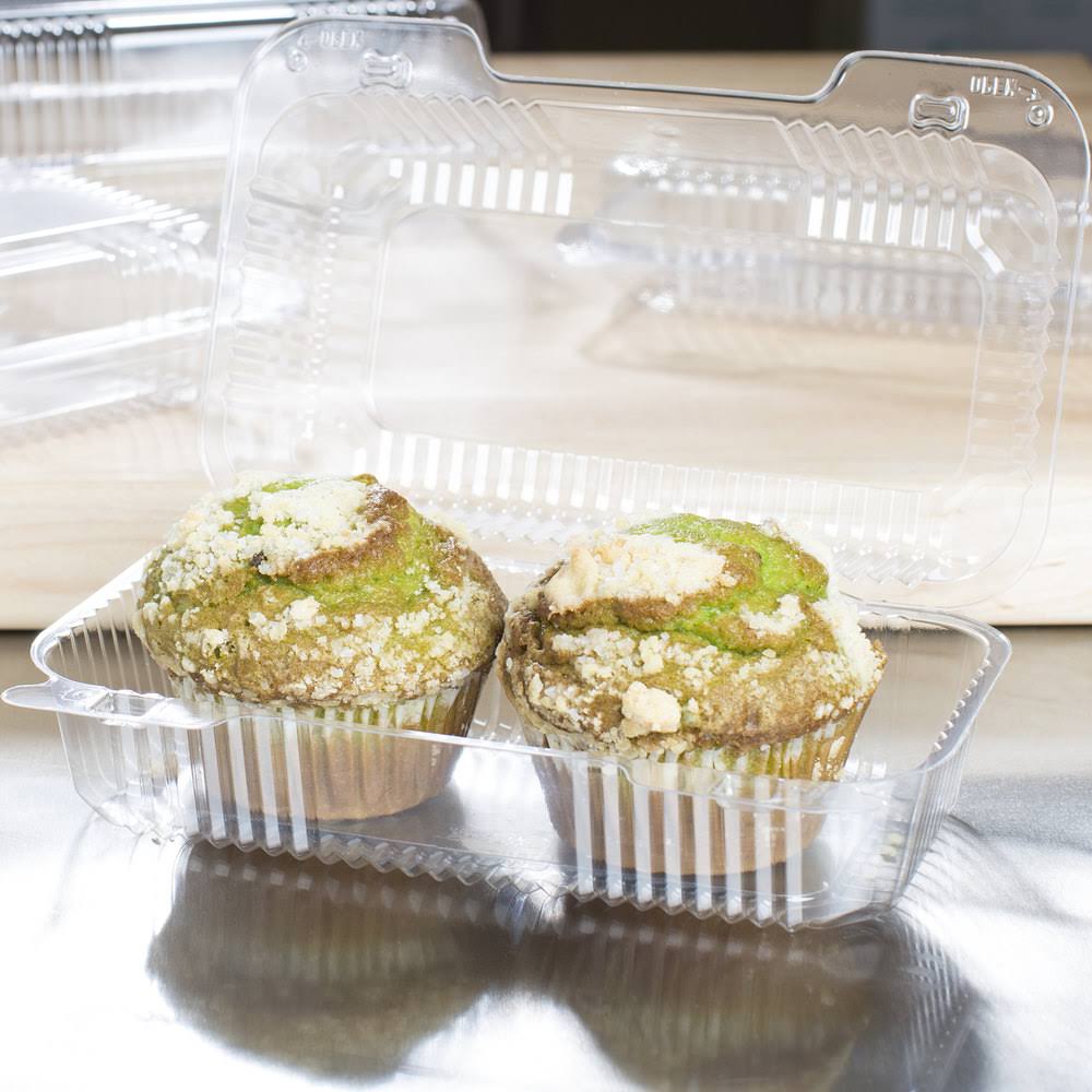 Clear Hinged Lid Containers, 250/Carton N30720
