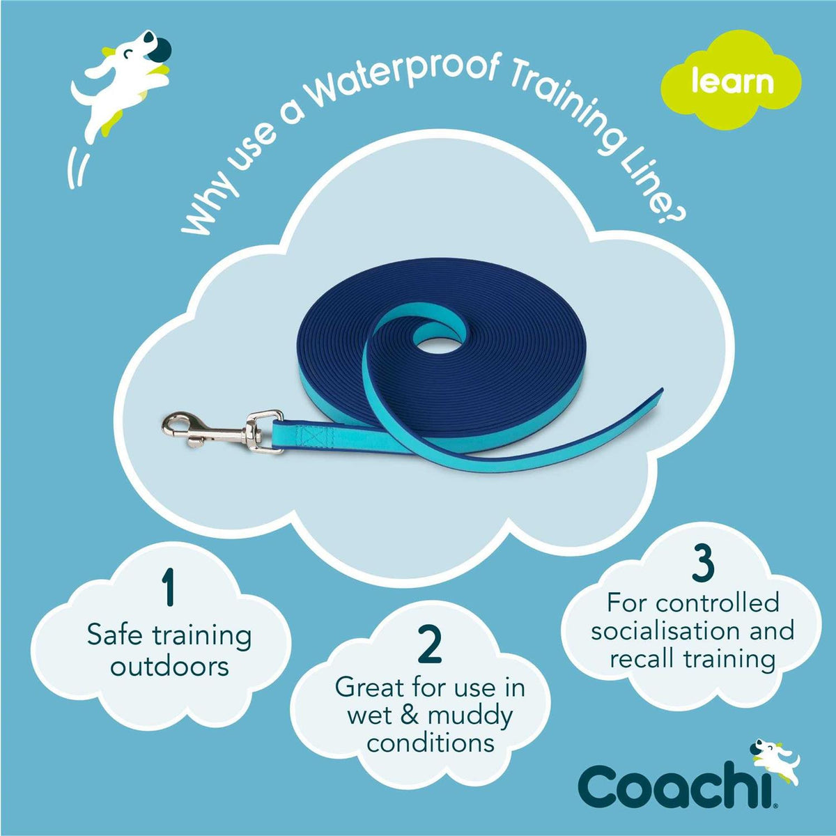 Waterproof Training Line Dog Leash T4004