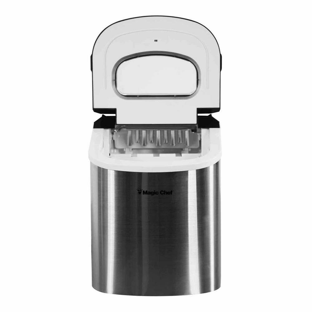 27 lb. Portable Countertop Ice Maker in Stainless Steel K932