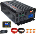 1000 Watt Pure Sine Wave Power Inverter 24V DC to AC 120V with LCD Display Remote Switch G94765