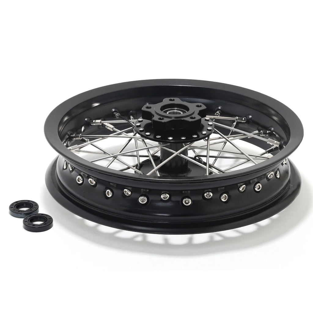 12"x2.15" Complete Wheels Rim Hubs for Electric Dirt Bike B4161