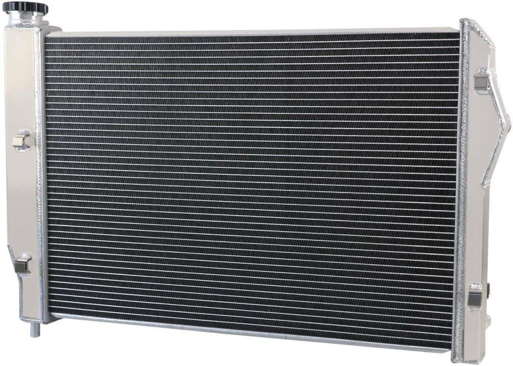 3 Row Aluminum Radiator with Electric Fan Shroud Thermostat Kit E254