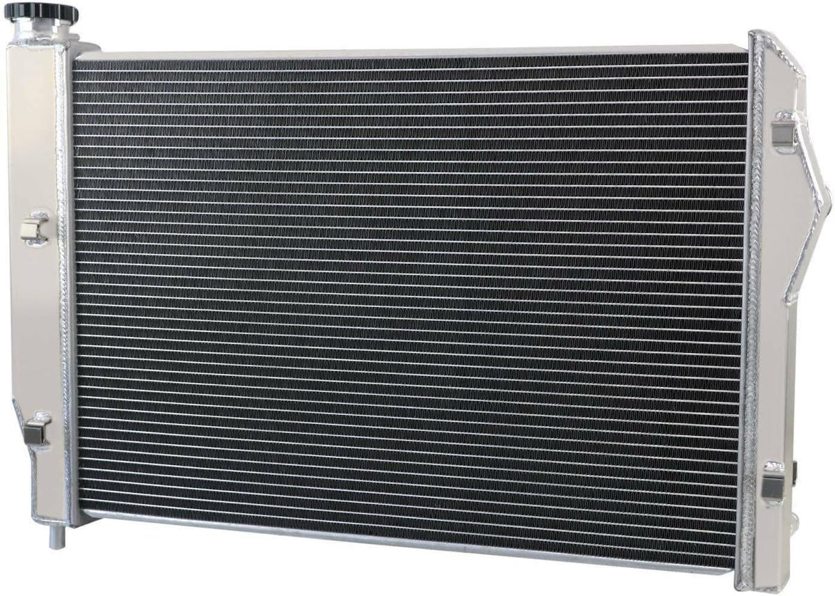 3 Row Aluminum Radiator with Electric Fan Shroud Thermostat Kit E254