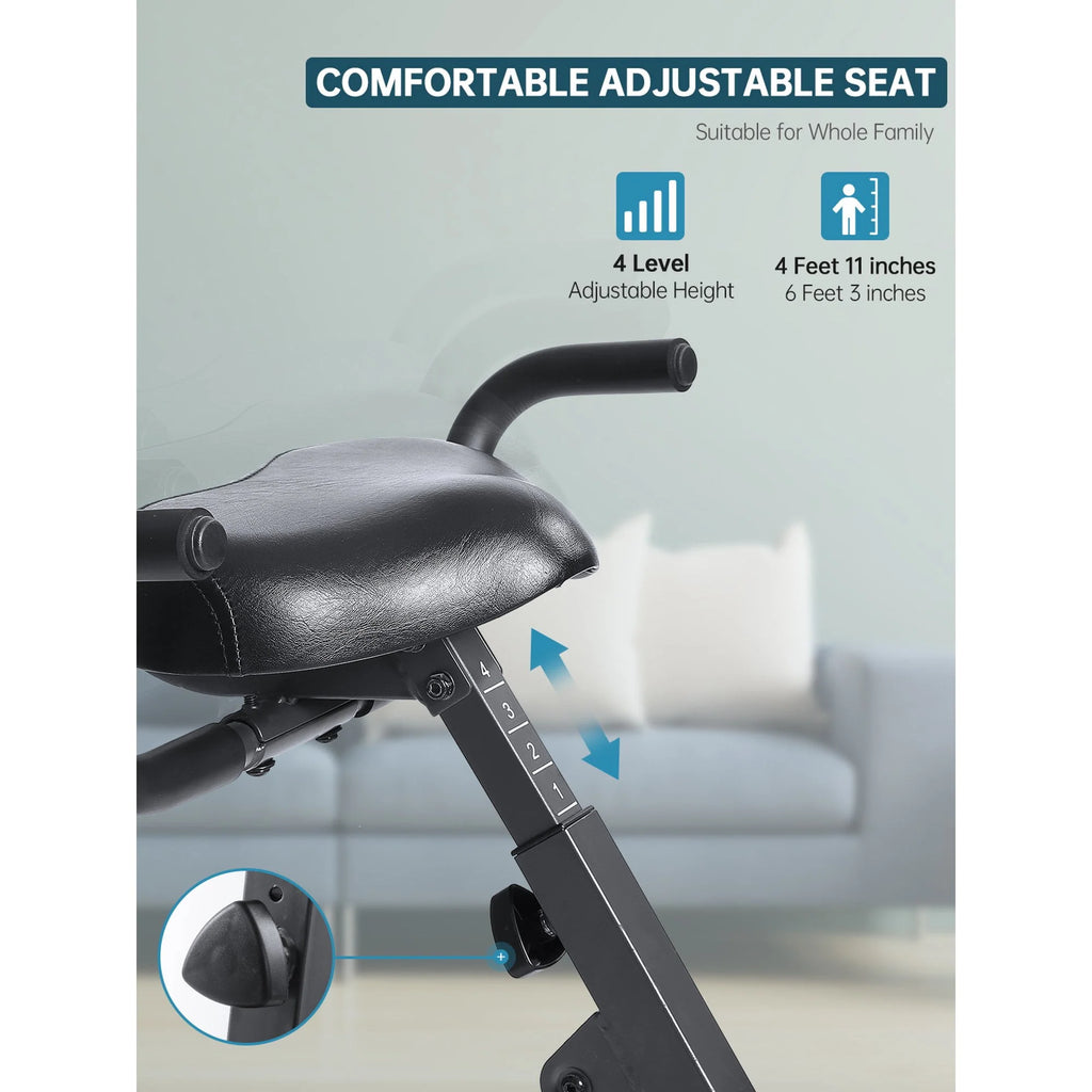 Folding Magnetic Stationary Exercise Bike H96057