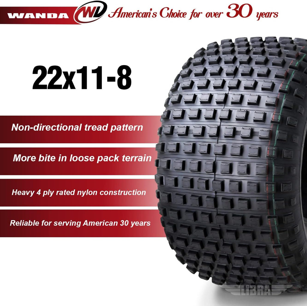 22X11-8 4PR ATV Tires N57764