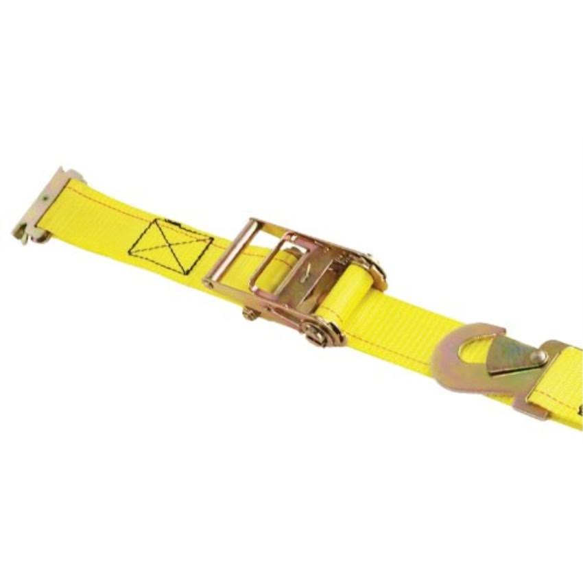 7& x 2x22 Ratchet with Zinc Plated Handle, E-Track End and Snap Hook A967