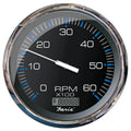 Black 5x22 Tachometer with Digital Hourmeter, 6000 RPM M730