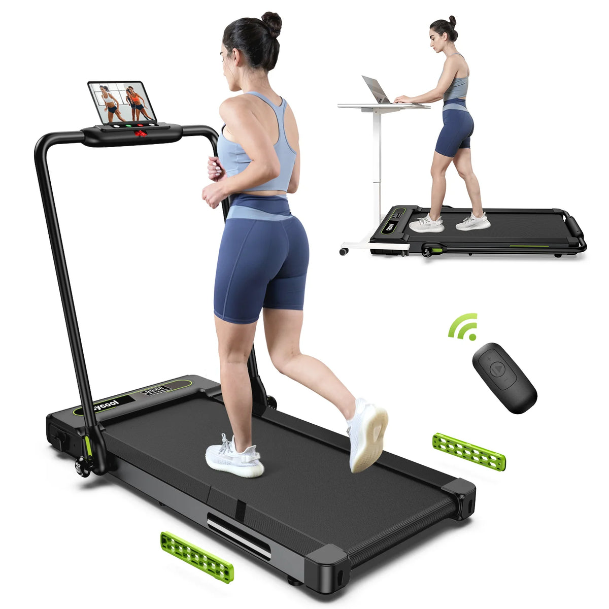 2.5HP Folding Electric Treadmill with Display Screen R875