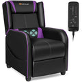PU Leather Recliner Chair with Footrest S6266