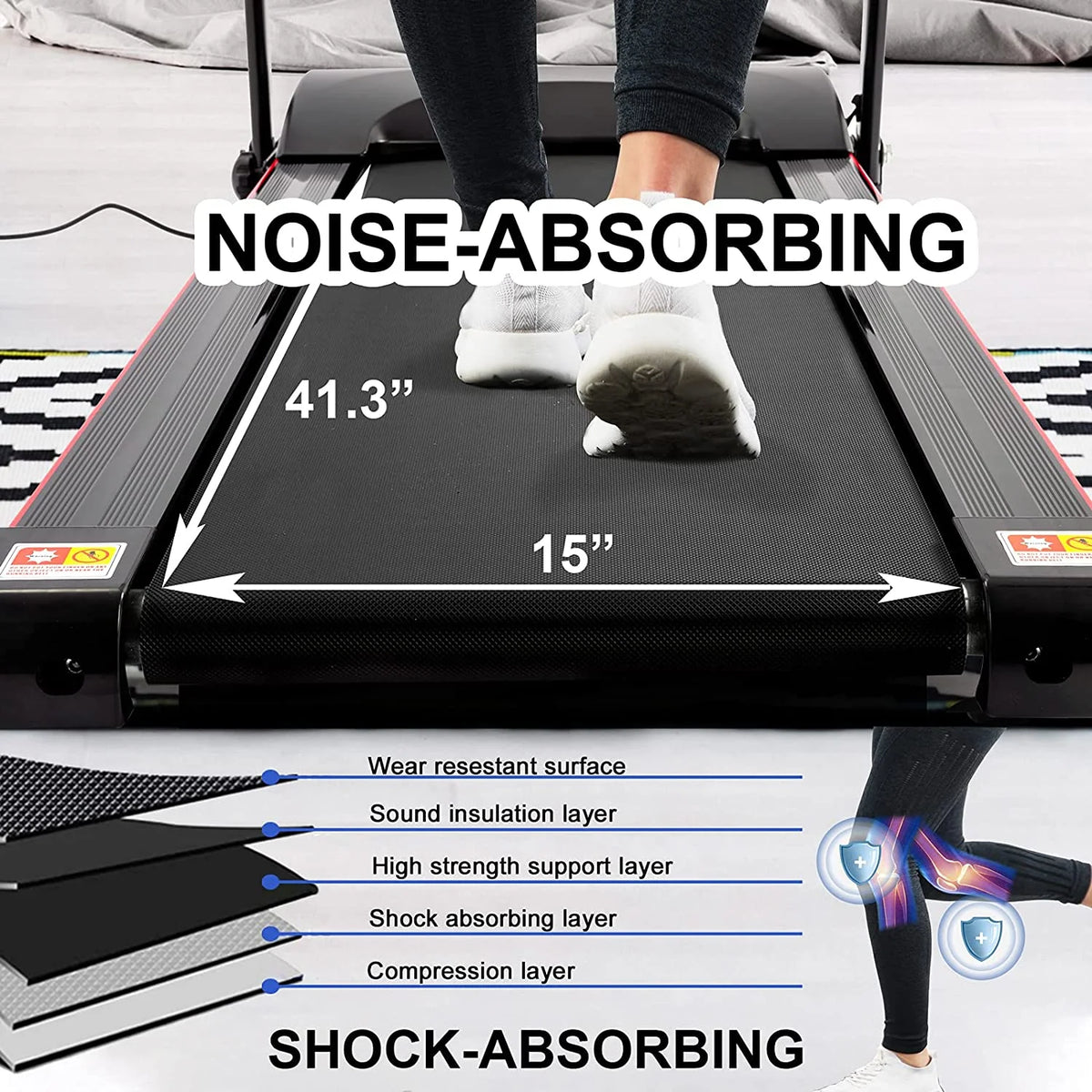 2.5HP Folding Incline Treadmill K92487