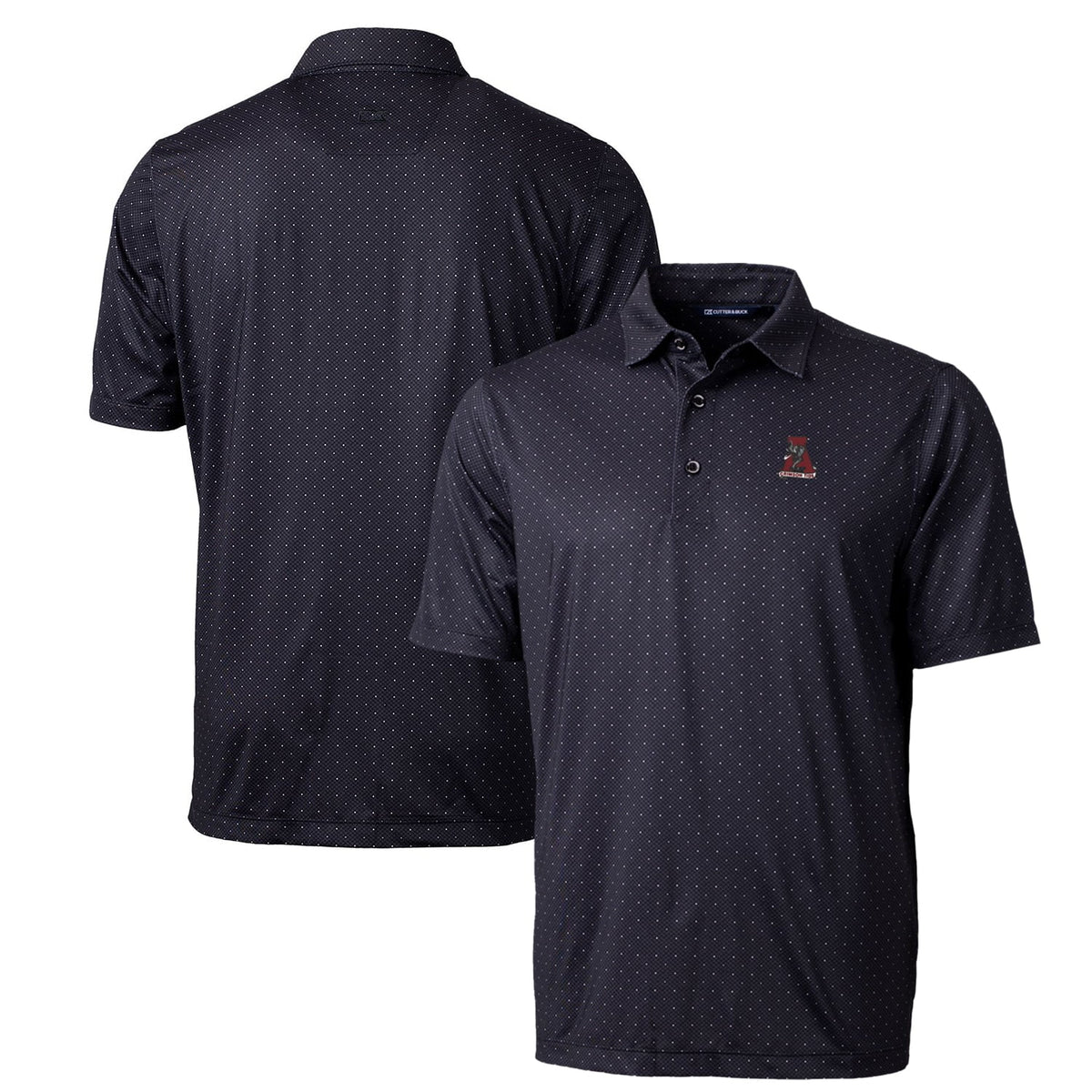 Men's Black Stretch Polo R313