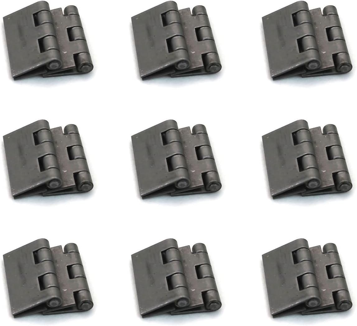 9 Pairs 4" x 4" Steel Butt Hinge W380