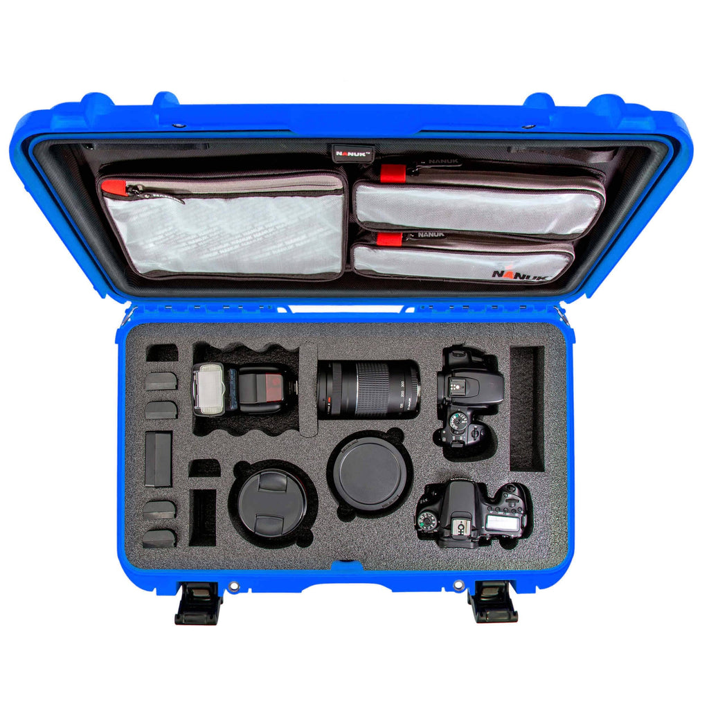 Yellow DSLR Camera Case with Lid Organizer F561981
